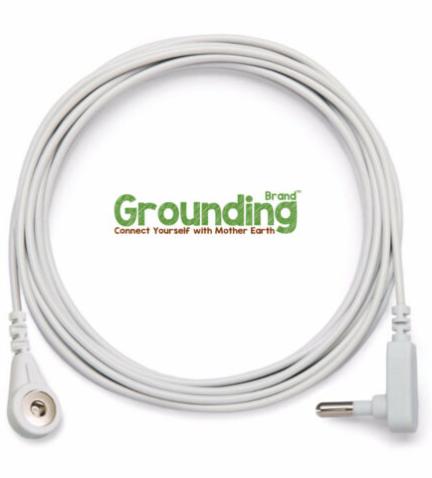 Grounding Brand Twin Size Earthing Sheet with Connection Cable, Tan