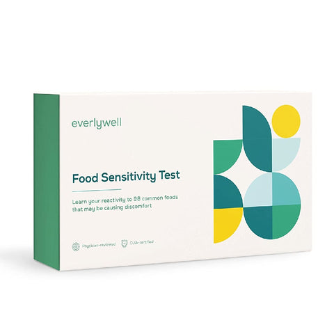 Everlywell Food Sensitivity Test - Learn How Your Body Responds to 96 Different Foods - at-Home Collection Kit - CLIA-Certified Labs - Ages 18+